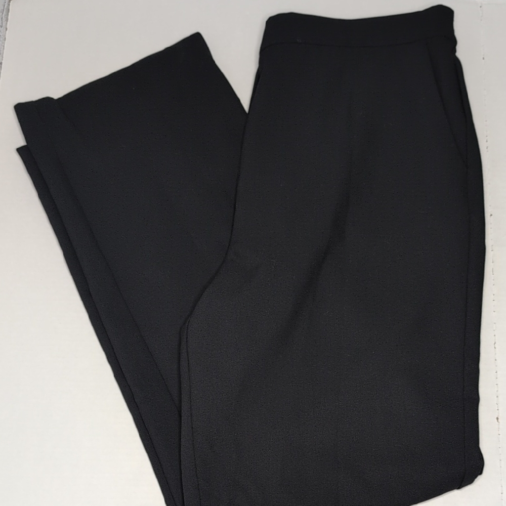 NWT Wayf Pull On Wide Leg Trousers In Black